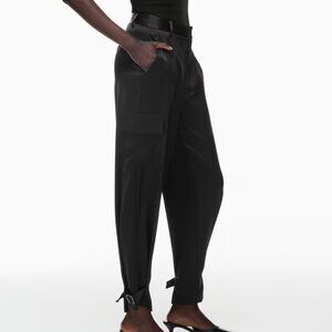 Refined Satin Cargo Pant